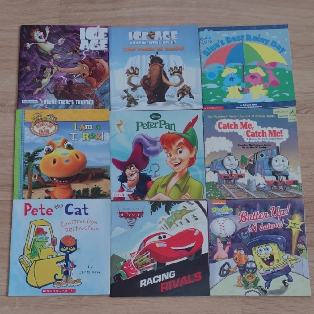 Children's Assorted Paperbacks Bundle 9 Books Good Condition